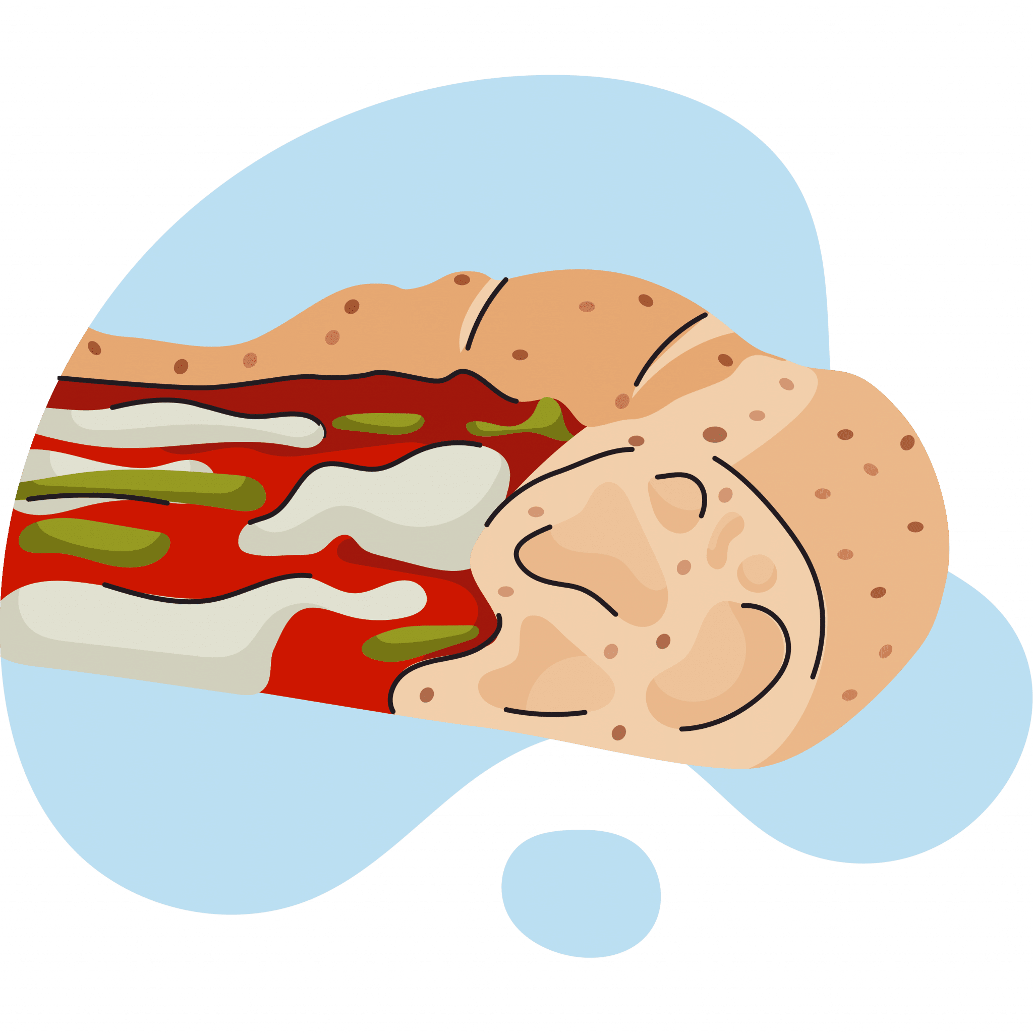 Pizza-Illustration